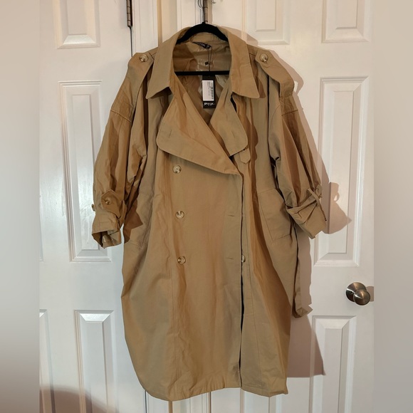 Nasty Gal Jackets & Blazers - Petite Oversized Trench Coat